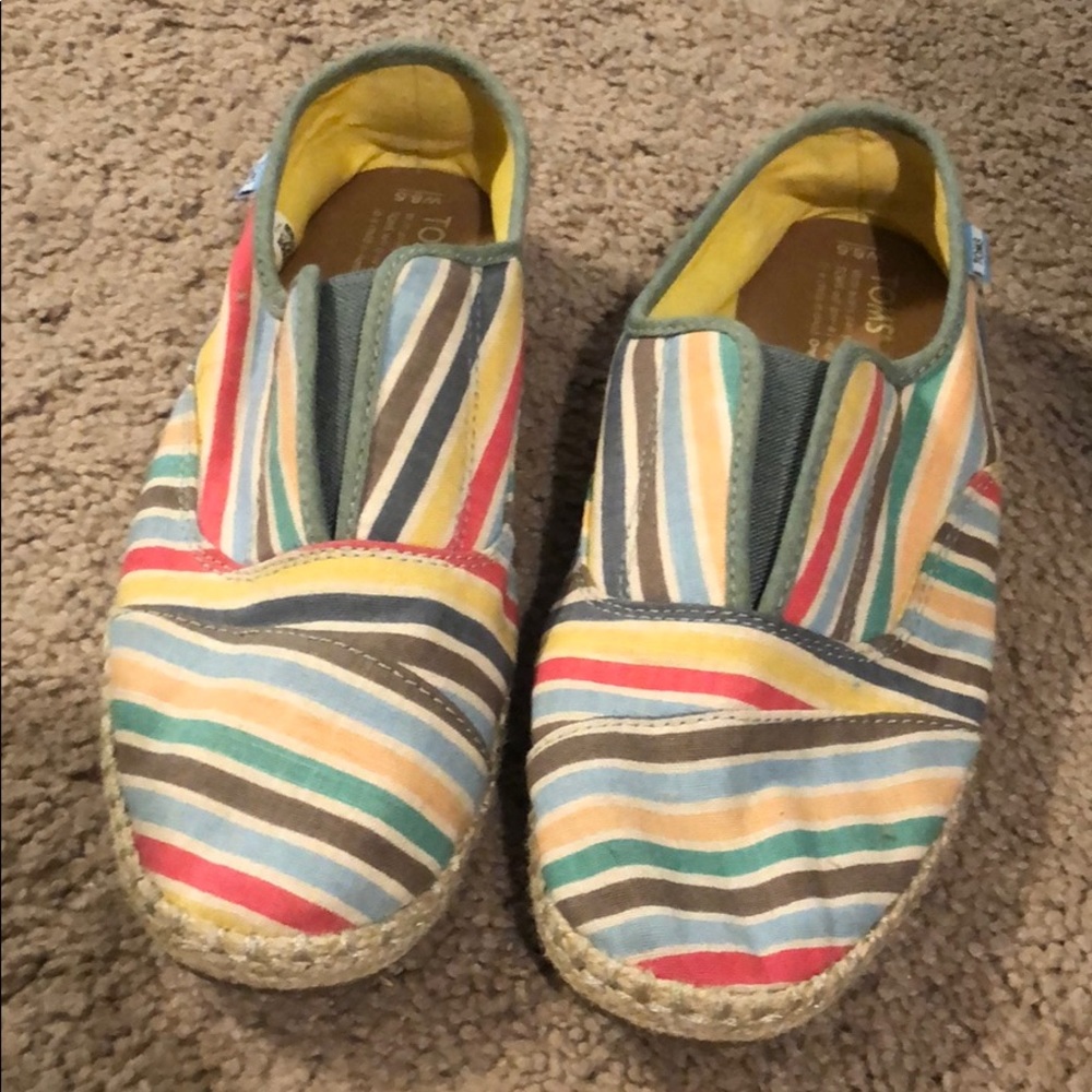 Striped toms espadrille